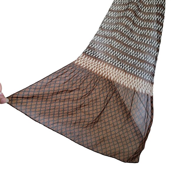 Beautiful Unique Long Coat Scarf Perfect for Fall Wrap No Tags - Picture 3 of 6